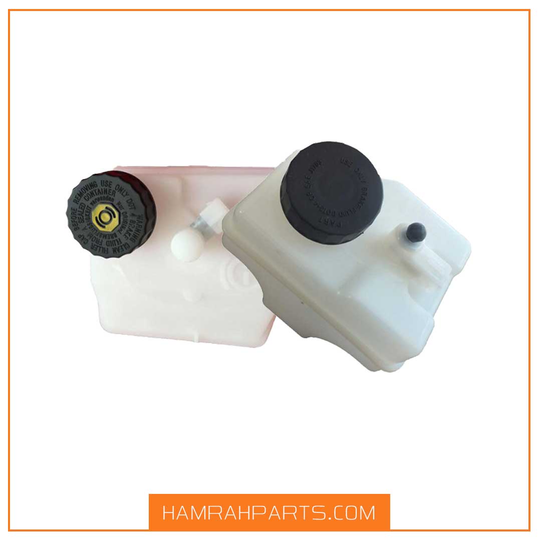 منبع-روغن-ترمز-پژو405-و-پژو206 منبع روغن ترمز با درب 206 - Image 1