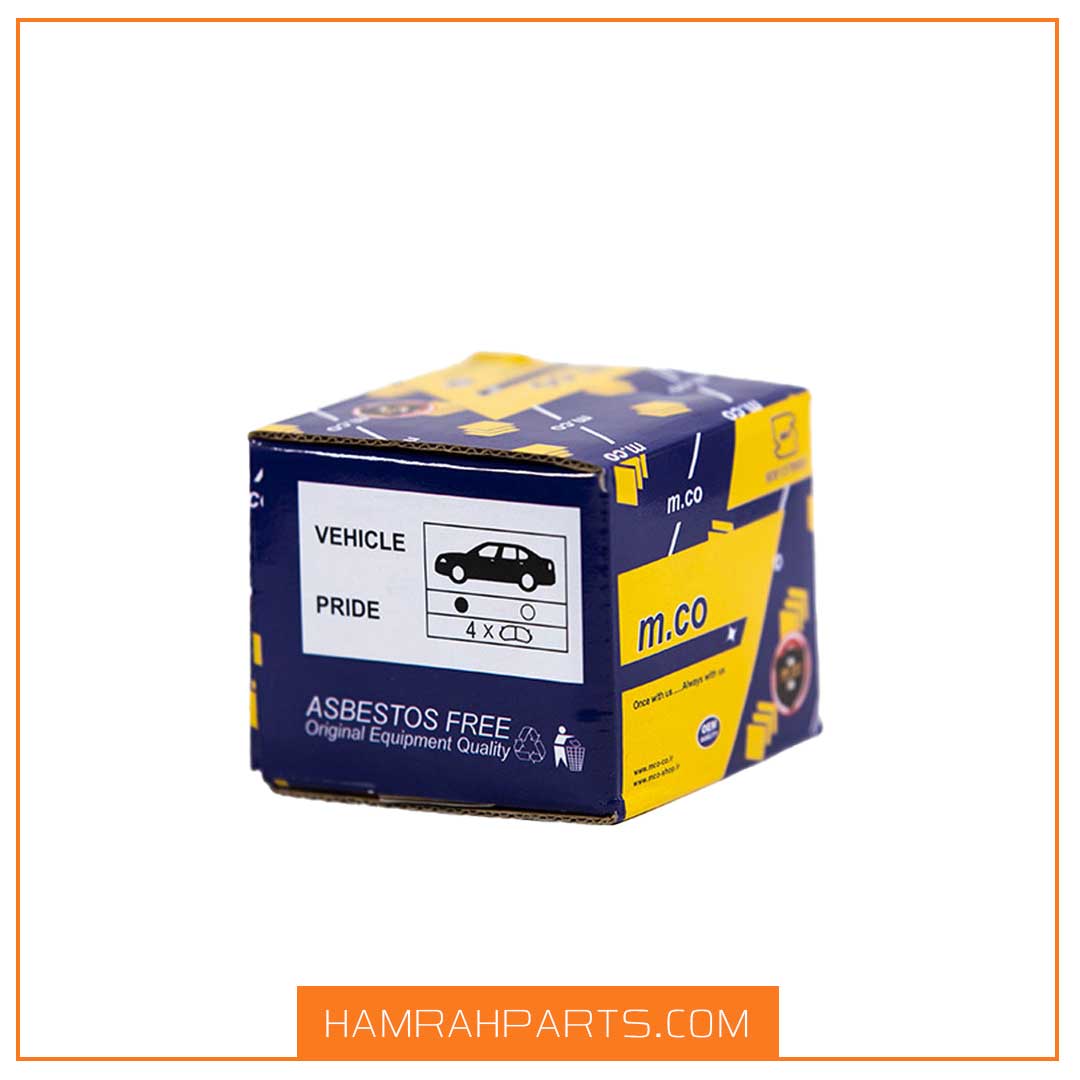 18 لنت ترمز جلو پراید برند EMCO - Image 1