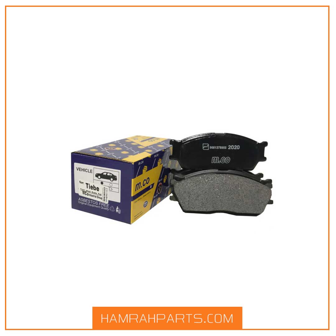 23 لنت ترمز جلو تیبا برند EMCO - Image 1