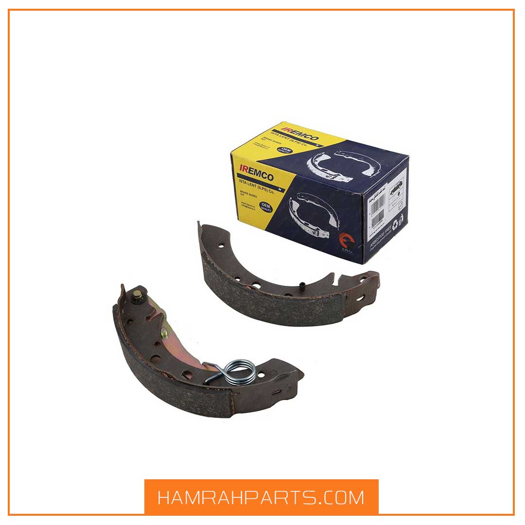 9 لنت ترمز عقب سمند کفشکی برند EMCO - Image 1